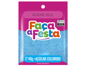 Açúcar Colorido Azul 40g